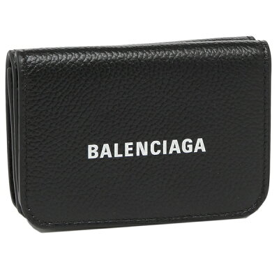 【10%OFFクーポン 3/24 15時〜3/31 9時】バレンシアガ 財布 三つ折り財布 メンズ レディース BALENCIAGA 593813 1IZIM 1090 ブラック 一粒万倍日