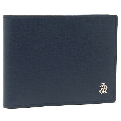 【P5倍 10/15 18時〜24時】ダンヒル DUNHILL 財布 メンズ ダンヒル 財布 DUNHILL L2T732N BELGRAVE BLUE 4CC & COIN PURSE 2つ折り財布 ネイビー