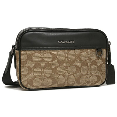 【P10倍 8/11 12時〜8/14 24時】コーチ アウトレット ショルダーバッグ シグネチャー ベージュ メンズ COACH C4149 QBKHA【返品OK】