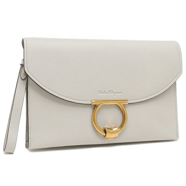 クラッチバッグ 【P10倍 3/21 20時〜3/22 9時】フェラガモ クラッチバッグ ガンチーノ グレー レディース FERRAGAMO Salvatore Ferragamo 21H770 747874【返品OK】