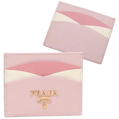 【P10倍 2/4 20時〜2/4 24時】プラダ カードケース パスケース サフィアーノ マルチカラー ロゴ ピンク レディース PRADA 1MC025 ZLP F0VNM 2022SS 一粒万倍日 【返品OK】
