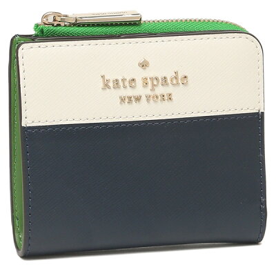 ケイトスペード アウトレット 二つ折り財布 ステイシー グリーンマルチ レディース KATE SPADE WLR00121 342 一粒万倍日 【返品OK】