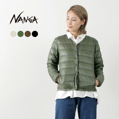 【10%OFFクーポン対象!12月12日23:59まで】NANGA(ナンガ) インナー ダウン カーディガン ウィメンズ / レディース / 軽量 / Vネック / ID CARDIGAN(WOMEN)