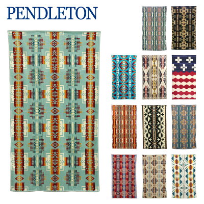 【Max1,000円OFFクーポン】ペンドルトン タオルブランケット PENDLETON XB233 ブランケット・ジャガードタオル・スパタオル 101x177cm バスタオル・タオルケットにも・大判タオル・綿毛布 Oversized Jacquard Towels ギフト可