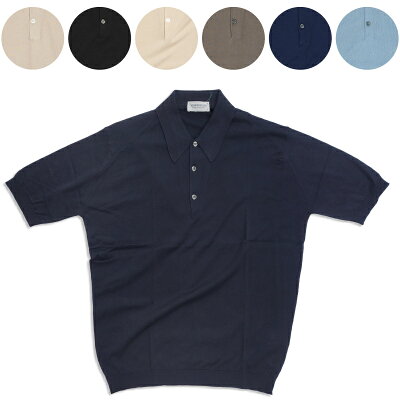 JOHN SMEDLEY ジョンスメドレー ISIS メンズニットポロシャツ Sea Island Cotton100% Polo Shirt メンズ イージーフィット プレゼントにも最適
