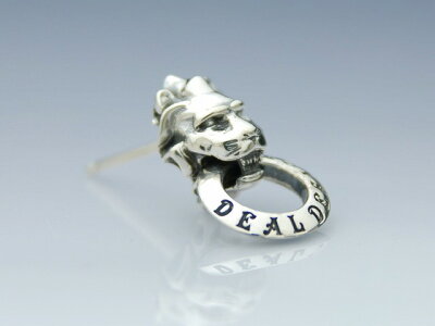 【DEAL DESIGN/ディールデザイン】◆ライオンノッカーピアス:ラージ◆ シルバー アクセサリー メンズ レディース ギフト アーティスト着用 おしゃれ おすすめ 国産 ブランド ネックレス ペンダント リング ピアス ブレスレット