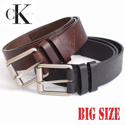 CK カルバンクライン Calvin Klein リバーシブル 本皮 黒 ブラック 茶色 ブラウン 38 40 42 44インチ 大きいサイズ メンズ あす楽