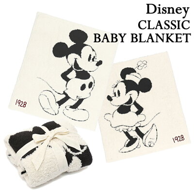 BAREFOOT DREAMS ベアフットドリームス Classic Mickey Mouse Minnie Mouse BABY BLANKET クラシック ミッキーマウス ミニーマウス ブランケット ディズニー 毛布 出産祝い ギフト プレゼント