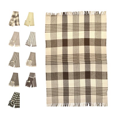 エコラ ECOLA Small Shepherd Throw 190×140cm ブランケット ウール 毛布 天然素材 北欧 ひざ掛け お洒落 雑貨 MPS1 MPS2 MPS3 MPS3 MPS6 MPS7 MPS9 MPS8 MPS10 MPS12 プレゼント ギフト 贈り物