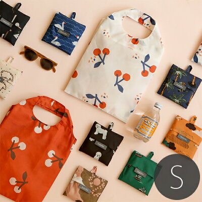 送料無料◆エコバッグ Pocket Bag 01 Sサイズ/デイリーライク Dailylike【メール便対応】おしゃれ かわいい レディース メンズ 折りたたみ コンパクト ミニサイズ 軽量 小さめ 犬 花 鳥 動物 さくらんぼ ギフト コンビニサイズ 入園 韓国