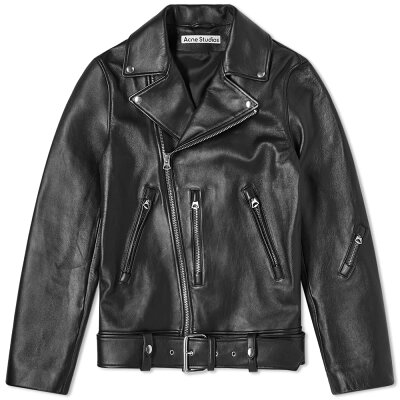 アクネ ストゥディオズ Acne Studios Acne StudiosNateクリーンレザージャケット アウター メンズ 男性 インポートブランド 小さいサイズから大きいサイズまで