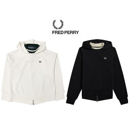 フレッドペリー パーカー レディース FRED PERRY [LADY’S]フレッドペリー[レディース]Zip Detail Hooded Sweatshirtオーバーサイズシルエットパーカーサイズ：10