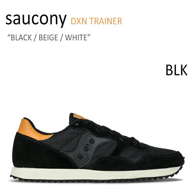 サッカニー スニーカー Saucony メンズ DXN TRAINER ディクソン トレイナー BLACK BEIGE WHITE ブラック ベージュ ホワイト S70124-50 シューズ
