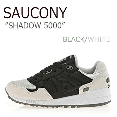 サッカニー スニーカー Saucony メンズ レディース SHADOW 5000 シャドウ5000 BLACK WHITE ブラック ホワイト S60033-102 シューズ