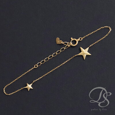 【LINE登録で1111円クーポン】 K18ゴールド スター 星 ブレスレット タージュエリー 18k 18金 ブレスレット DEVAS ディーヴァス ブレス ゴールド ジュエリー アクセ レディース 誕生日 プレゼント