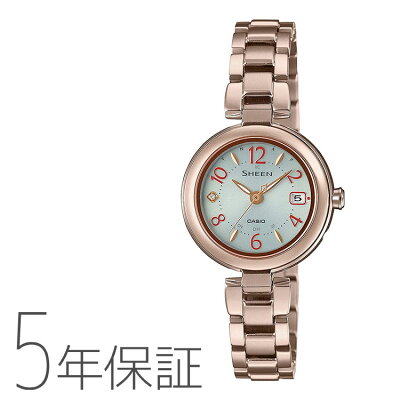 【最大3000円OFFクーポン配布中!8/11 01:59迄】カシオ CASIO シーン SHEEN タフソーラー 電波時計 腕時計 レディース SHW-7100TCG-7AJF