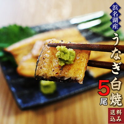 国産うなぎの最高峰 浜名湖うなぎ 白焼き120g×5本 ギフト 無添加のタレ【 送料無料 】 浜名湖産 ウナギ 鰻 蒲焼 国内産 静岡県産 本格 昔ながら 本格 高級 グルメ あす楽