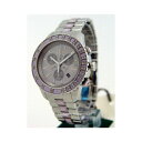 ディオール 腕時計（レディース） Christian Dior クリスチャン・ディオール 腕時計 クリスタル クロノ ダイヤモンドウォッチ CD114315M001 ピンク レディース