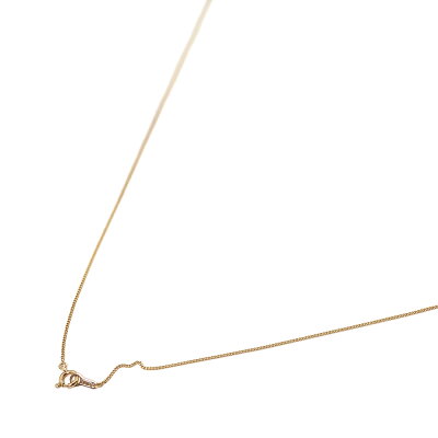 ネックレス チェーン 18金 イエローゴールド 2面カット喜平チェーン 幅0.8mm 長さ40cm|鎖 K18YG 18k 貴金属 ジュエリー レディース メンズ