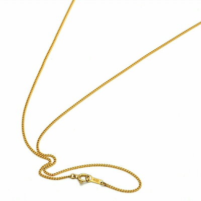 ネックレス チェーン 18金 イエローゴールド 2面カット喜平チェーン 幅1.1mm 長さ60cm|鎖 K18YG 18k 貴金属 ジュエリー レディース メンズ