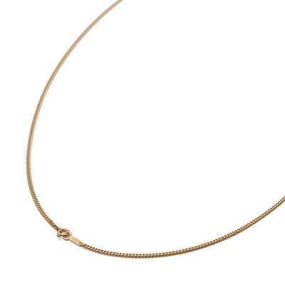 ネックレス チェーン 18金 イエローゴールド 2面カット喜平チェーン 幅1.8mm 長さ80cm|鎖 K18YG 18k 貴金属 ジュエリー レディース メンズ