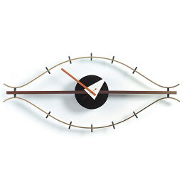 アイクロック Vitra（ヴィトラ）掛時計 Eye Clock（アイ クロック）ブラス/ウォルナット
