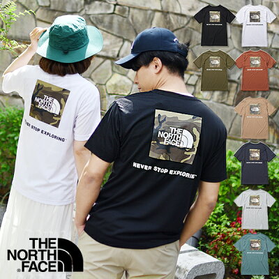 ゆうパケット発送!送料無料 ノースフェイス Tシャツ メンズ レディース 半袖 THE NORTH FACE ショートスリーブ スクエア カモフラージュ ティー S/S Square Camofluge tee バックプリント 迷彩 2022春夏新色 nt32158