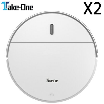 【即納】【返品OK!条件付】テイクワンテクノロジー ロボット掃除機 Take-One X2 水拭き 掃除機両対応 Take-OneX2 お掃除ロボット【KK9N0D18P】【100サイズ】