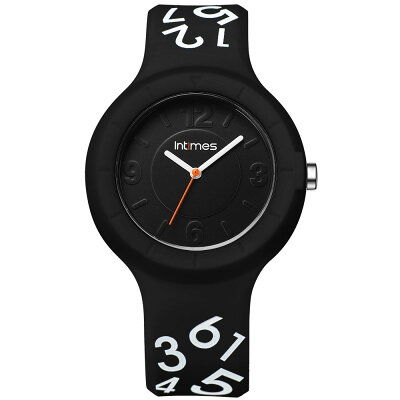 INTIMES インタイムス 腕時計 着せかえられるシリコンウォッチ 軽量 防水 かわいい 40mm シリコン キッズ レディース メンズ アナログ ペア アウトドア IT092-C001B