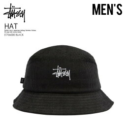 ステューシー 【日本未入荷! 入手困難!】 STUSSY (ステューシー) GRAFFITI CORD BUCKET HAT (グラフィティ コード バケット ハット) メンズ レディース 帽子 ハット BLACK (ブラック) ST706000 BLACK ENDLESS TRIP