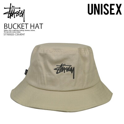 【日本未入荷! 入手困難!】 STUSSY (ステューシー) STOCK BUCKET HAT (ストック バケット ハット) メンズ 帽子 ハット CEMENT (セメント ベージュ) ST783025 CEMENT ENDLESS TRIP