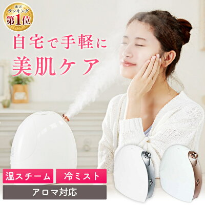 ★最安値に挑戦★フェイススチーマー 美顔器 スチーマー 温冷式 アロマ対応 顔 デコルテ スキンケア 微粒子ミスト 保湿 乾燥対策 毛穴 フェイシャルスチーマー ミスト スチーム ディープクレンジング コンパクト プレゼント ギフトおしゃれ MH-345【D】