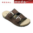 リーガル サンダル メンズ リーガル サンダル ダブルベルト 60MR ダークブラウンスエード REGAL メンズ 靴