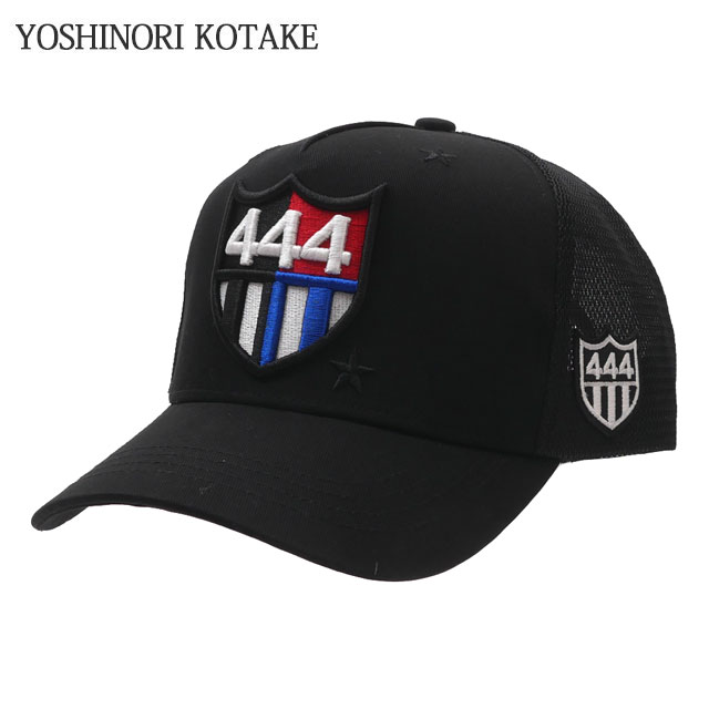 ヨシノリコタケ 新品 ヨシノリコタケ YOSHINORI KOTAKE x バーニーズ ニューヨーク BARNEYS NEWYORK BLACK LINE 444 LOGO MESH CAP キャップ BLACK メンズ 新作 39ショップ