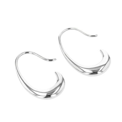 ピアス レディース ステンレス シンプル ファインスティール フックピアス 【 BLOOM ブルーム 】アレルギー対応 プレゼント 贈り物 プレゼント ギフト 記念日 誕生日 ジュエリー アクセサリー ブランド