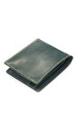 ホワイトハウスコックス 二つ折り財布（メンズ） ホワイトハウスコックス s7532 ブライドルレザー 二つ折ウォレットコインケース付（小銭入れ付二つ折り財布）定番モデル グリーン