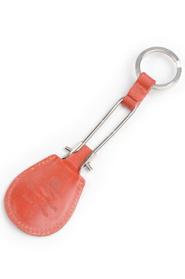 ホワイトハウスコックス Whitehouse Cox S8490 靴ベラ式キーホルダー レッド ブライドルレザー 折り畳み式キーフォブ型シューリフト