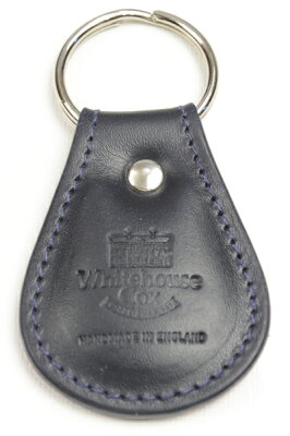 ホワイトハウスコックス WHITEHOUSE COX s0668 キーフォブ ネイビー x レッド ダービーコレクション靴べら型リング付キーホルダー バイカラーモデル