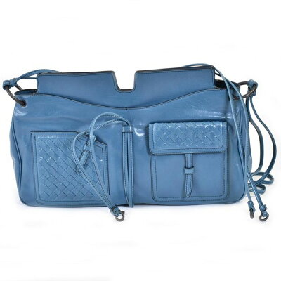 【バレンタインギフト バレンタインデー】ボッテガ ヴェネタ ショルダーバッグ BOTTEGA VENETA 435923 VJ060 4450 ブルー レディース 1点限り