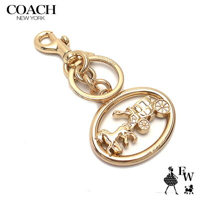 コーチ COACH アウトレット キーホルダー アウトレット バックチャーム キーリング 5397 GLD ホース&キャリッジ ゴールド あす楽 エクセルワールド 誕生日 ギフト プレゼントにも レディース ブランド