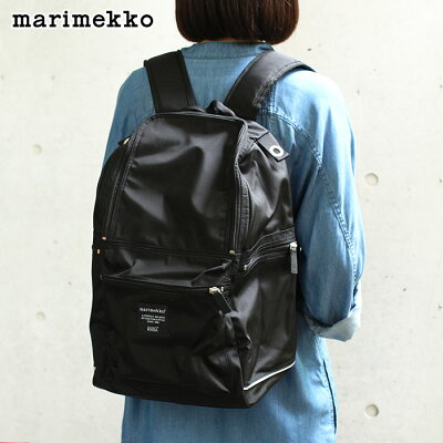 マリメッコ ローディ バディ Buddy リュック / ブラック marimekko Roadie Buddy backpack 【ラッピング・のし不可】【 正規販売店 】