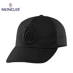 モンクレール 帽子 メンズ 海外限定・日本未入荷モデル MONCLER CASQUETTE Cap Mens Black 2021SS モンクレール キャップ メンズ 帽子 ブラック2021年春夏