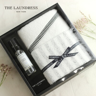 THE LAUNDRESS ザ・ランドレス オーガニックコットンタオル&ファブリックケアセット LR3040(タオル ギフト おしゃれ ブランド ギフトセット ザランドレス 内祝い)