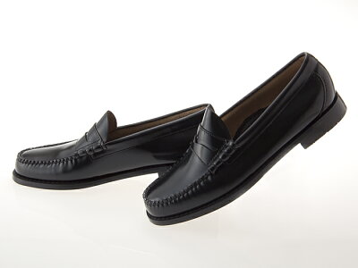 ジーエイチバス G.H.BASS WEEJUNS LARSON BEEFROLL PENNY LOAFER ウィージャンズ ラーソン ビーフロール ペニーローファー BLACK ブラック ワイズE #ba11010-000