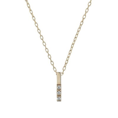 12/1限定【ポイント5倍&10%OFF】K10イエローゴールド ダイヤモンド ネックレス【festaria bijou SOPHIA フェスタリア ビジュソフィア】