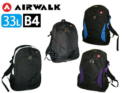 正規品 メンズ レディース あす楽 ポイント10倍 記念日 冠婚葬祭 母の日 エアーウォーク AIRWALK 大型Dパック リュック a1510010 A151001 fuji11 リュックサック 33L A4 B4 デイパック 男女兼用 スクールリュック PETボトル スクールバッグ 多機能 軽量 大容量