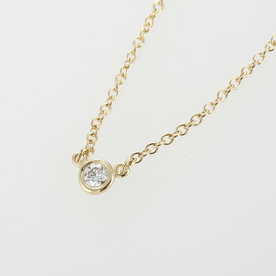 【10月16日-17日限定★クーポン配布中】ティファニー TIFFANY ネックレス K18 D0.05ct ダイヤモンド バイザヤード ネックレス 10769213 ギフトラッピング無料