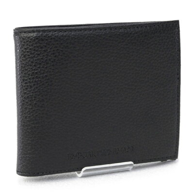 訳あり メンズ エンポリオアルマーニ EMPORIO ARMANI 財布 折財布 ブラック (Y4R167 YEW1E 81072 BLACK)【あす楽対応】