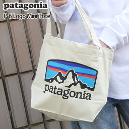 パタゴニア　マザーズバッグ 【14:00までのご注文で即日発送可能】新品 パタゴニア Patagonia P-6 Logo Mini Tote トートバッグ エコバッグ Pastel P-6 Logo Bleached Stone ベージュ FRHB 59275 メンズ レディース 277-002706-016