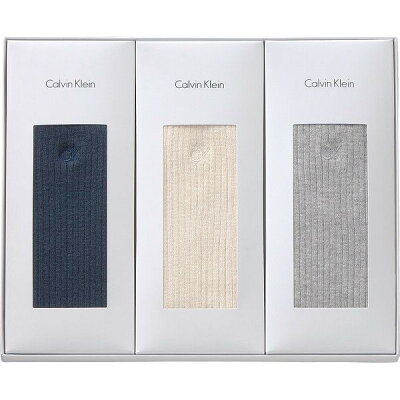 【メンズソックス ギフト】Calvin Klein カルバンクライン 紳士カジュアルソックス3足セットCKC-30 【父の日/ブランドギフト/スポーツソックス/メンズ/ソックス/靴下/ギフト/男性/おしゃれ/誕生日/御礼/御挨拶/お餞別/プレゼント】